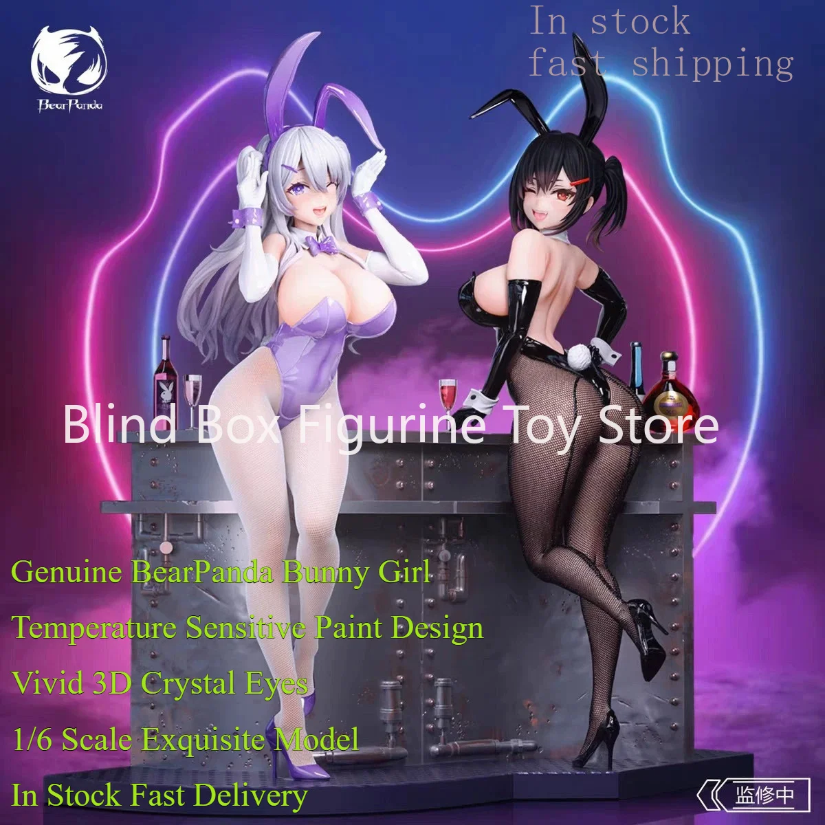 Genuine BearPanda 1/6 Scale Bunny Girl Lin Xiya Figure Temperature Sensitive Paint 3D Crystal Eyes Model Collection OrnamentGift
Genuine BearPanda 1/6 Scale Bunny Girl Lin Xiya Figure Temperature Sensitive Paint 3D Crystal Eyes Model Collection OrnamentGift
