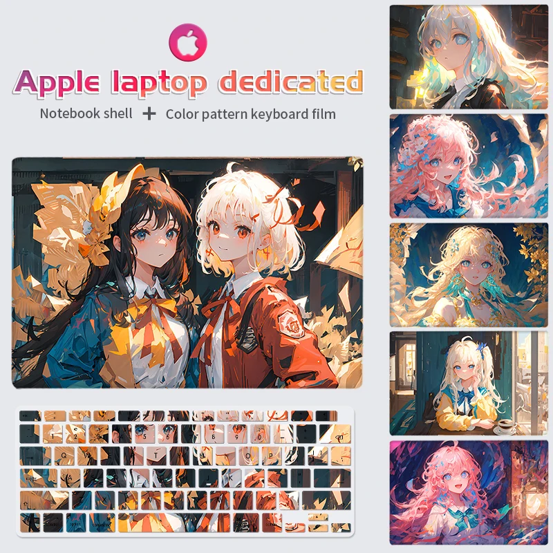 Anime Laptop Case Protective Hard Shell Sleeve For Macbook Air A1466 A2337 Pro A2681 A2485 A2941Fashion Case with Keyboard Cover
Anime Laptop Case Protective Hard Shell Sleeve For Macbook Air A1466 A2337 Pro A2681 A2485 A2941Fashion Case with Keyboard Cover