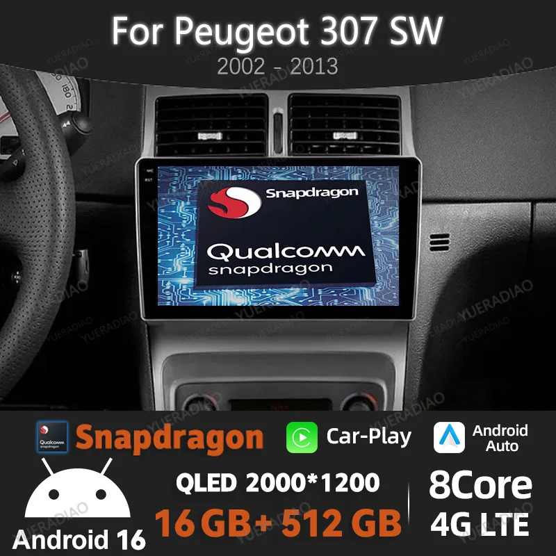 Android 16 Car Radio For Peugeot 307 307CC 307SW 2002 - 2013 Multimedia Video Player GPS NAVI 4G WIFI Head Unit AI Voice QLED BT
Android 16 Car Radio For Peugeot 307 307CC 307SW 2002 - 2013 Multimedia Video Player GPS NAVI 4G WIFI Head Unit AI Voice QLED BT