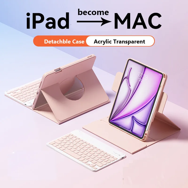 360 Rotating Case for IPad 11th Gene A16 Pro 11 2024 5th 10th 10.9 10.2 9th 8 7th Air 5 4 3 Pro 2 1 9.7 5th 6th Keyboard Cover
360 Rotating Case for IPad 11th Gene A16 Pro 11 2024 5th 10th 10.9 10.2 9th 8 7th Air 5 4 3 Pro 2 1 9.7 5th 6th Keyboard Cover