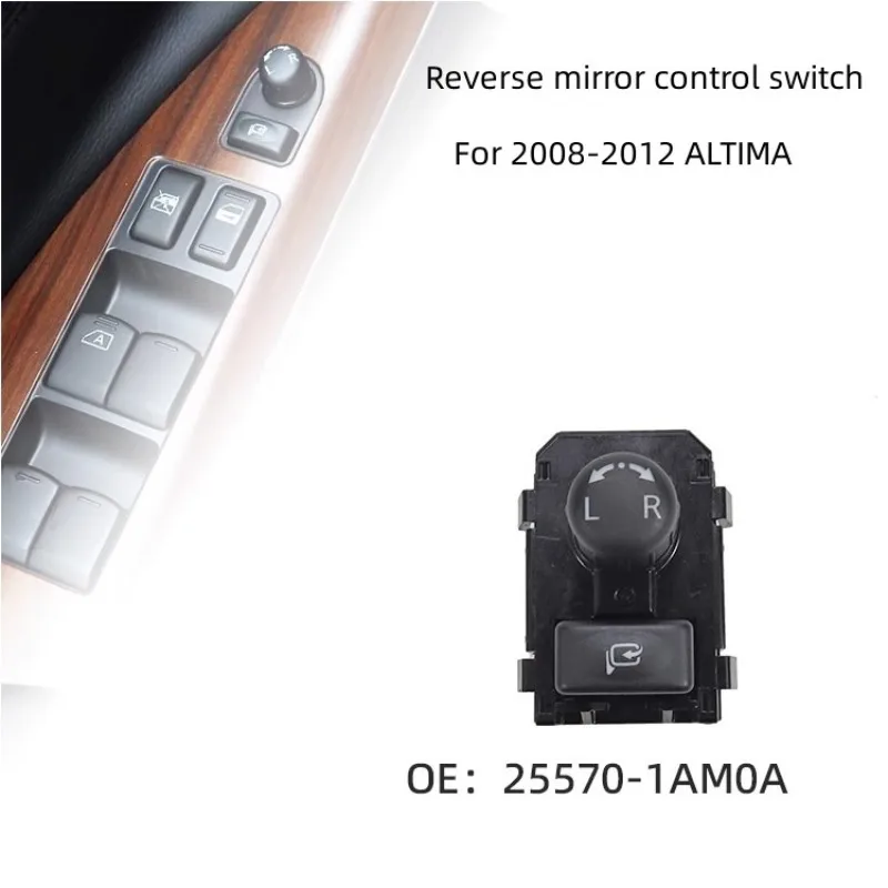 For NISSAN 2008-2012 ALTIMA Reverse Mirror Switch Rearview Mirror Adjustment Controller Control Knob Original
For NISSAN 2008-2012 ALTIMA Reverse Mirror Switch Rearview Mirror Adjustment Controller Control Knob Original