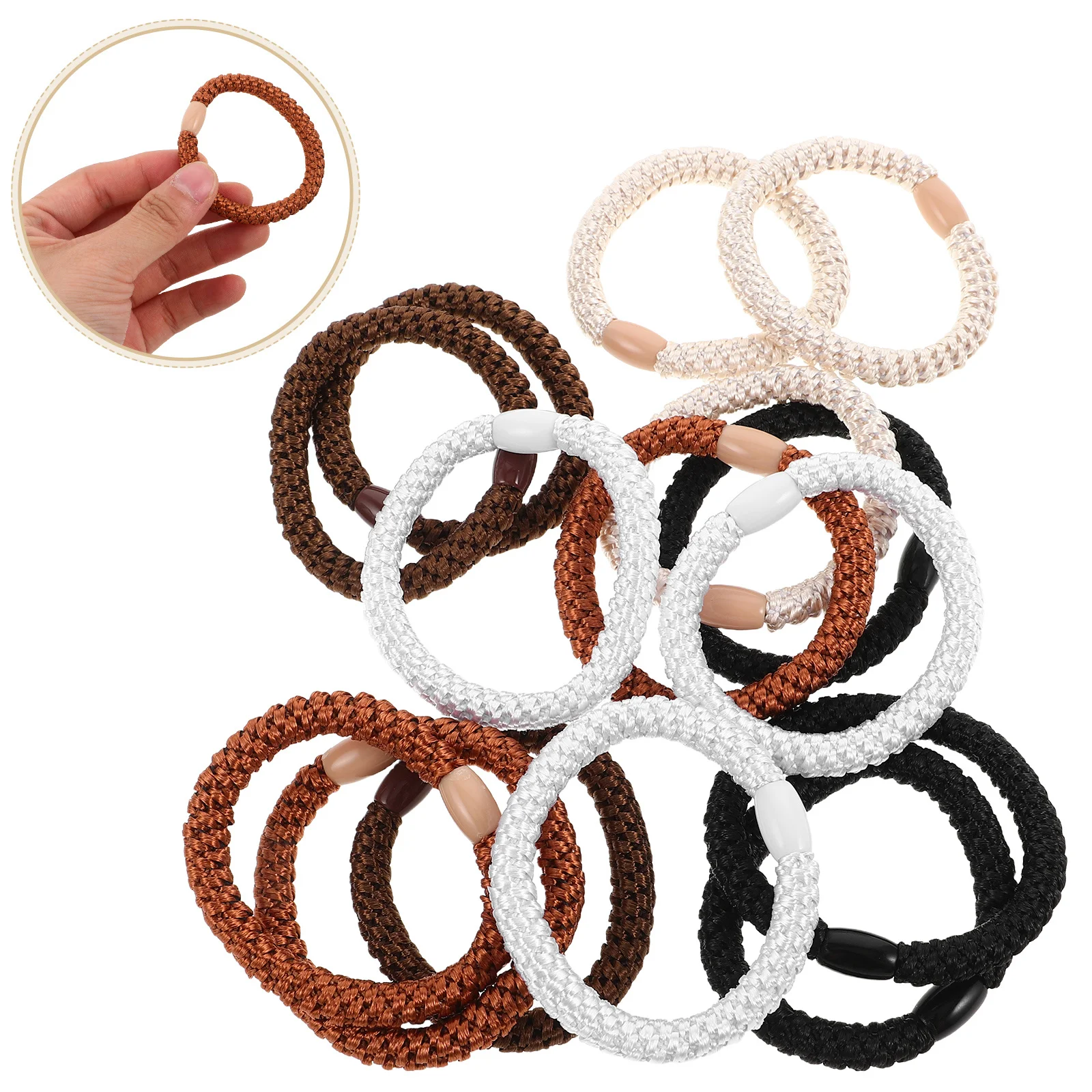 15Pcs Colorful High Elasticity Hair Bands Durable Stylish Ponytail Holders for Women and Girls Travel Use Elastics Hair Band
15Pcs Colorful High Elasticity Hair Bands Durable Stylish Ponytail Holders for Women and Girls Travel Use Elastics Hair Band