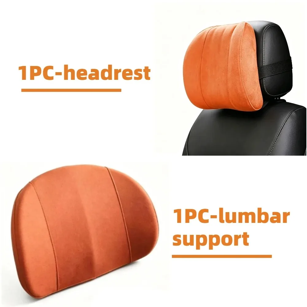 2pcs Universal Neck Waist Pillow Practical Rest Support For Regular And Long Distance Vehicle Travel
2pcs Universal Neck Waist Pillow Practical Rest Support For Regular And Long Distance Vehicle Travel