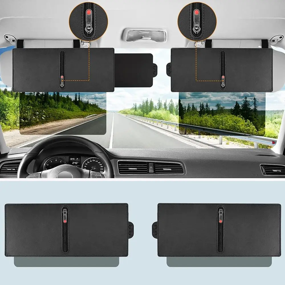 Dual Side UV400 Sun Visor Extender with PC Lens and Anti-Glare Protection
Dual Side UV400 Sun Visor Extender with PC Lens and Anti-Glare Protection