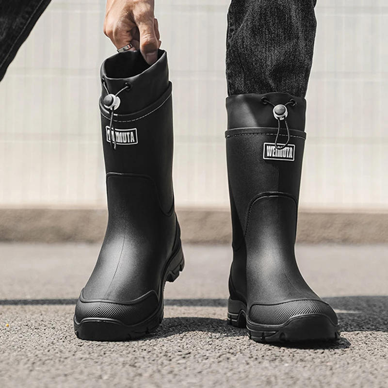 Прочные резиновые сапоги унисекс средней высоты, нескользящие, для работы на улице и в саду, большие размеры, для походов, водонепроницаемые
Прочные резиновые сапоги унисекс средней высоты, нескользящие, для работы на улице и в саду, большие размеры, для походов, водонепроницаемые