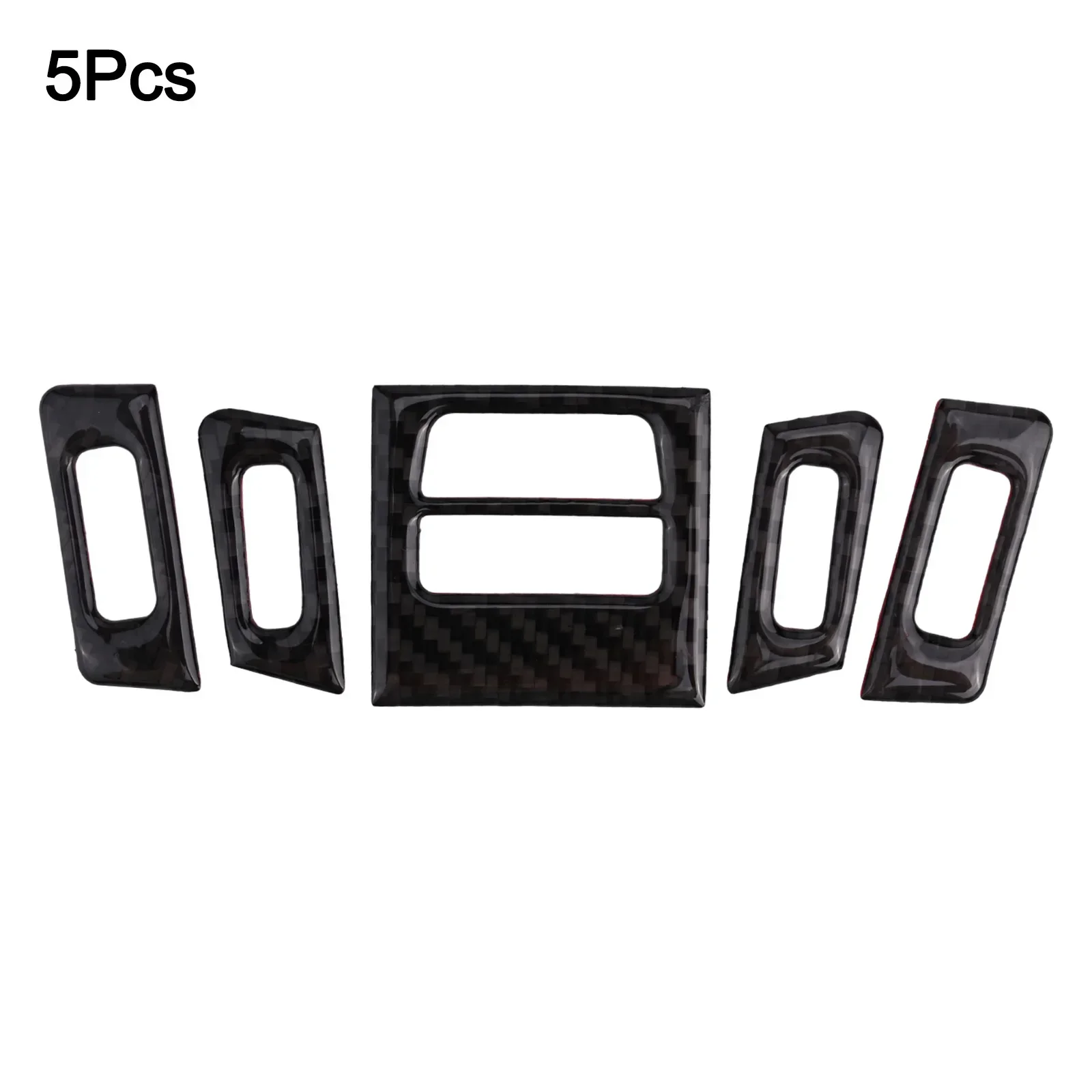 5Pcs Carbon Fiber Central AC Vent Outlet Cover Trims For BMW E90/92/93 2005-2012 2.13inch X1.65inch 4.2inch X 0.75inch Interior
5Pcs Carbon Fiber Central AC Vent Outlet Cover Trims For BMW E90/92/93 2005-2012 2.13inch X1.65inch 4.2inch X 0.75inch Interior