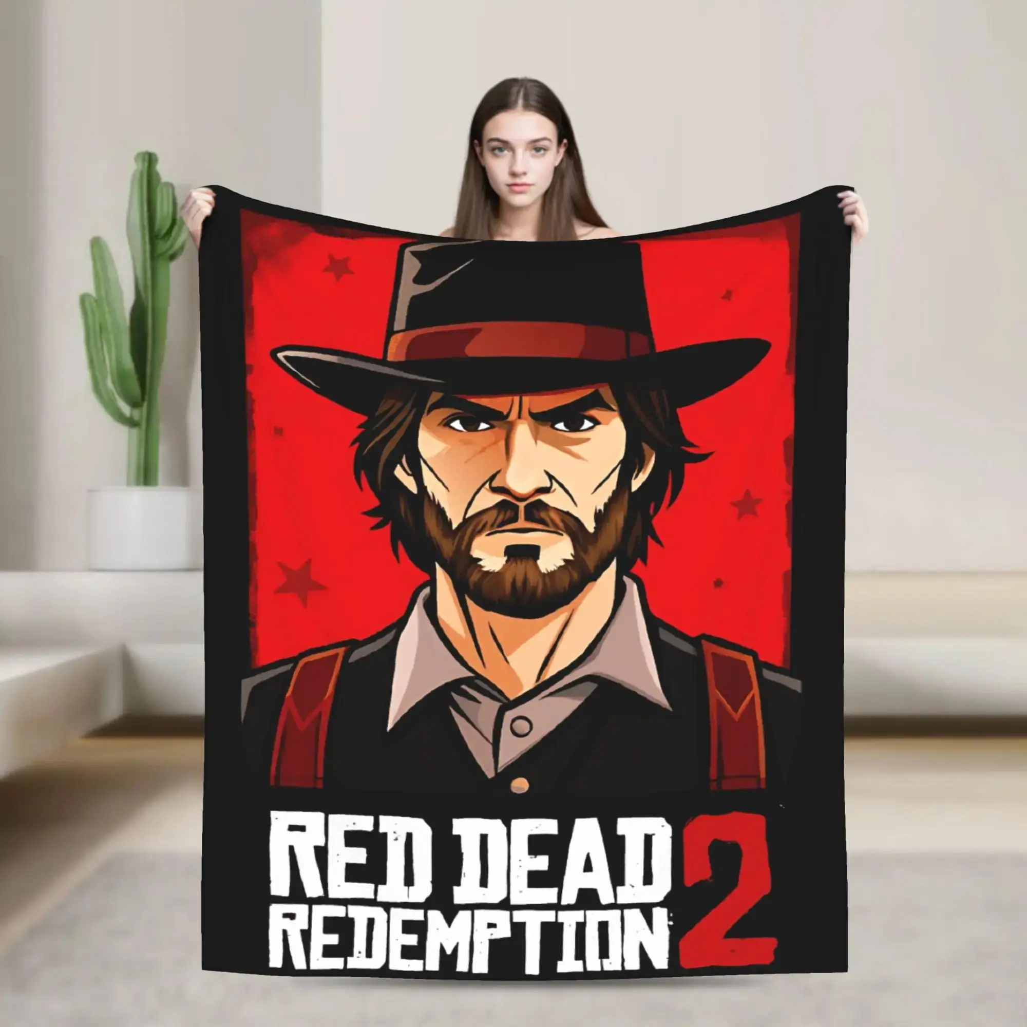 Arthur Morgan Red Dead Redemption Super Warm Flannel Blanket for Bed Sofa Cover Fashionable Soft Bedspread Bedroom Use
Arthur Morgan Red Dead Redemption Super Warm Flannel Blanket for Bed Sofa Cover Fashionable Soft Bedspread Bedroom Use