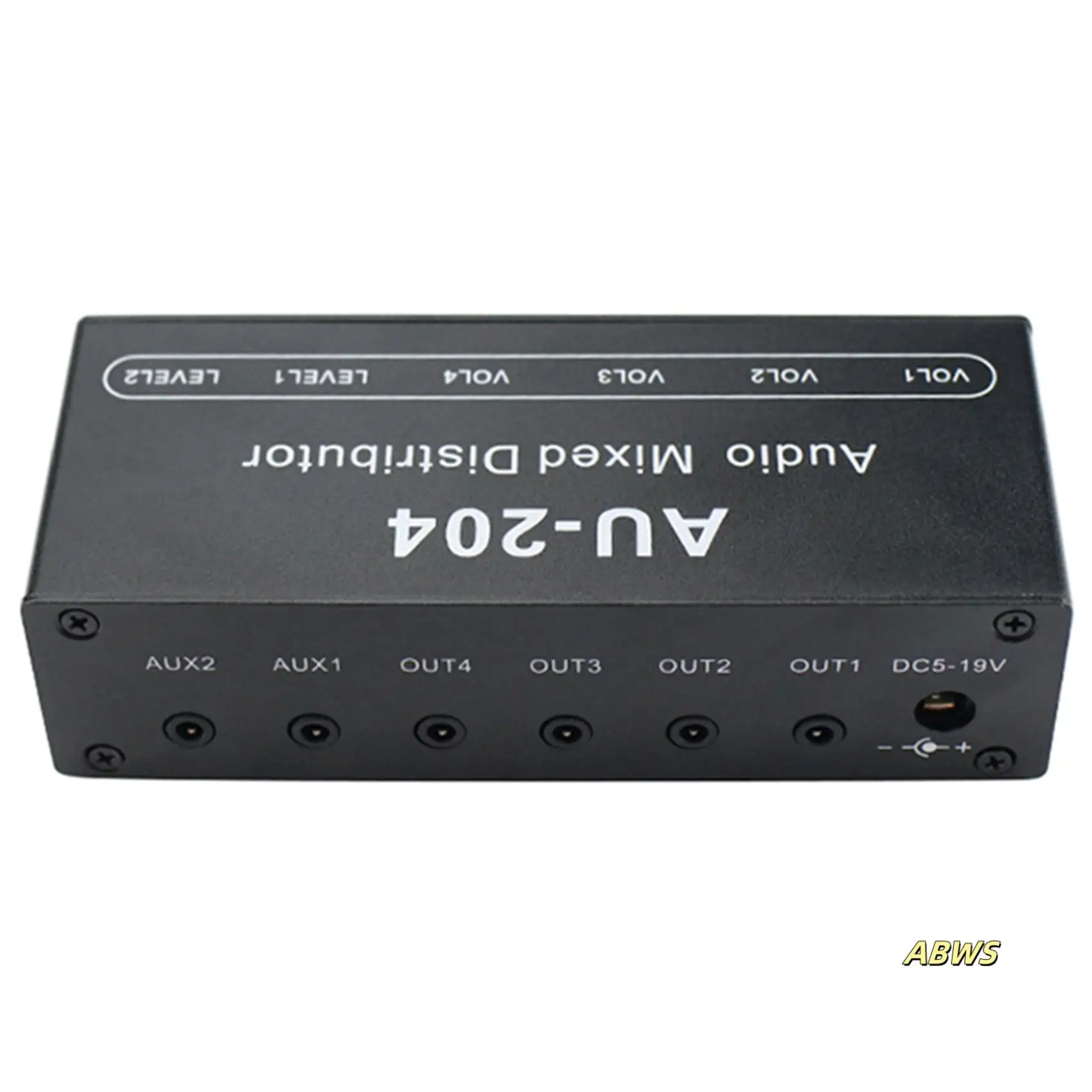 2X Stereo Mixer Audio (2 Input 4 Output) Push Four Headphones Or External Power Amplifiers Volume Independent Control
2X Stereo Mixer Audio (2 Input 4 Output) Push Four Headphones Or External Power Amplifiers Volume Independent Control