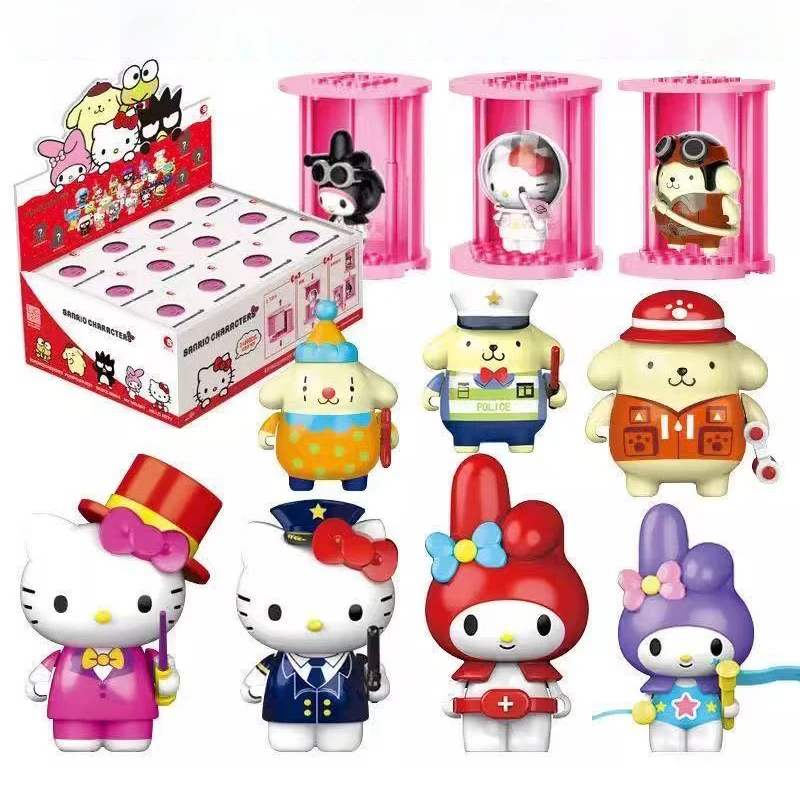 Sanrio Blind Box Hello Kitty My Melody Pompompurin Kuromi Action Figures Professional Costume Series with Display Box Cute Doll
Sanrio Blind Box Hello Kitty My Melody Pompompurin Kuromi Action Figures Professional Costume Series with Display Box Cute Doll
