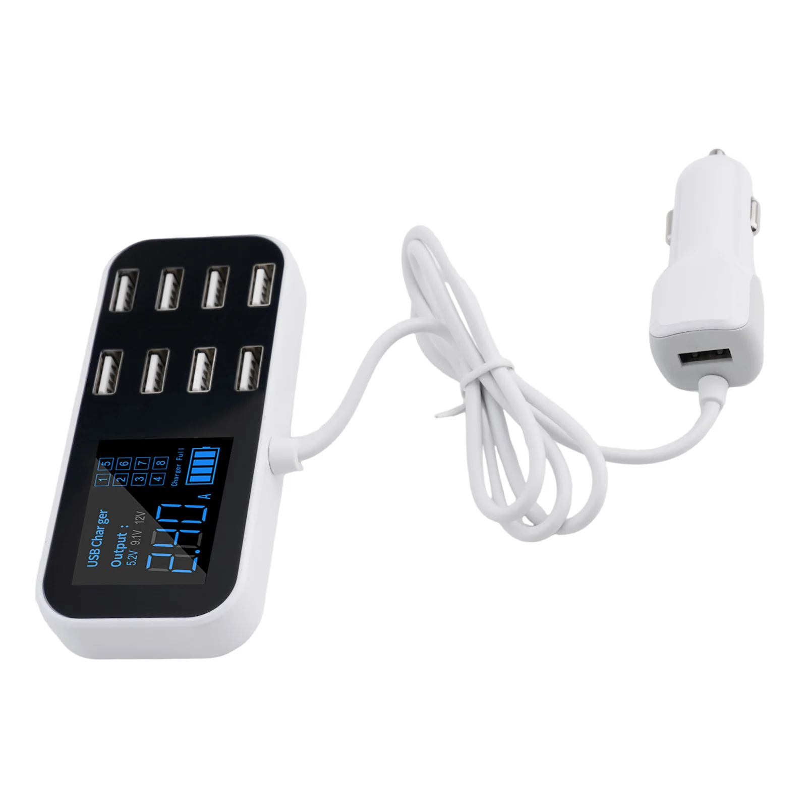 Модель A9S, быстрая зарядка, 8 портов USB, 40 Вт, ЖК-дисплей, 1 в 8, выход, 1 А-а, устройство для зарядки, быстрая зарядка
Модель A9S, быстрая зарядка, 8 портов USB, 40 Вт, ЖК-дисплей, 1 в 8, выход, 1 А-а, устройство для зарядки, быстрая зарядка