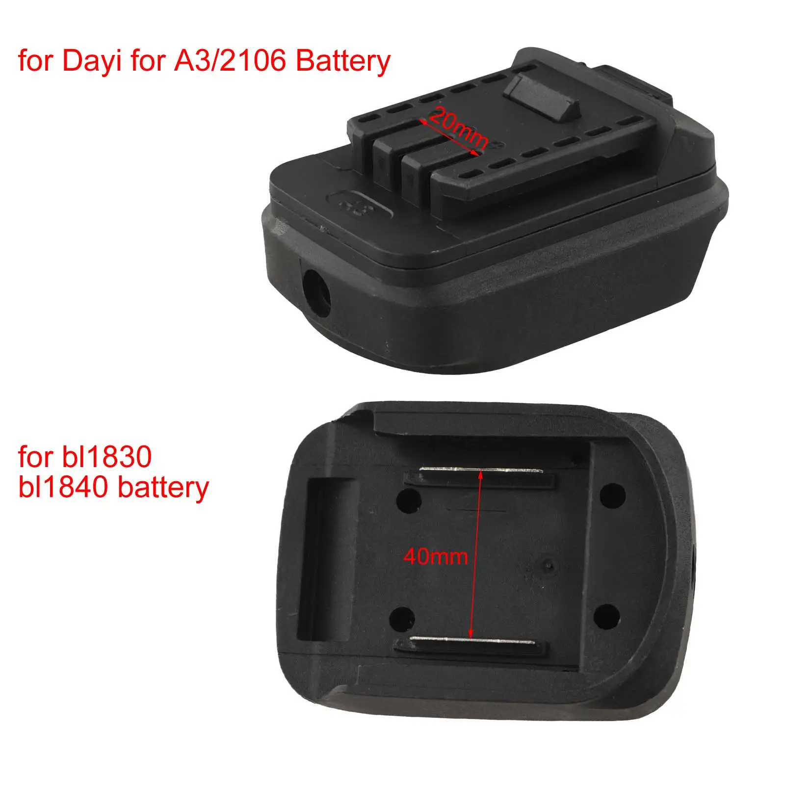 1Pc Battery Adapter DIY Cable Connector Battery Conveter Spare Parts For Maki-ta Battery BL1830 BL1840 BL1850 Power Tool Parts
1Pc Battery Adapter DIY Cable Connector Battery Conveter Spare Parts For Maki-ta Battery BL1830 BL1840 BL1850 Power Tool Parts