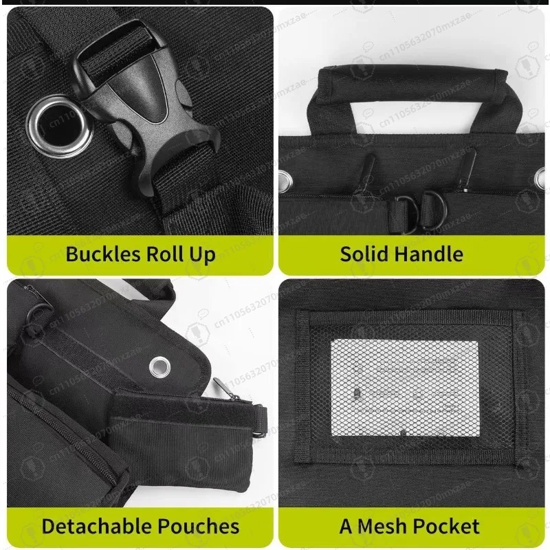 New Multi-functional Roll-up Tool Bag - Car-mounted Storage for Electrician Carpenter Hardware Tools
New Multi-functional Roll-up Tool Bag - Car-mounted Storage for Electrician Carpenter Hardware Tools