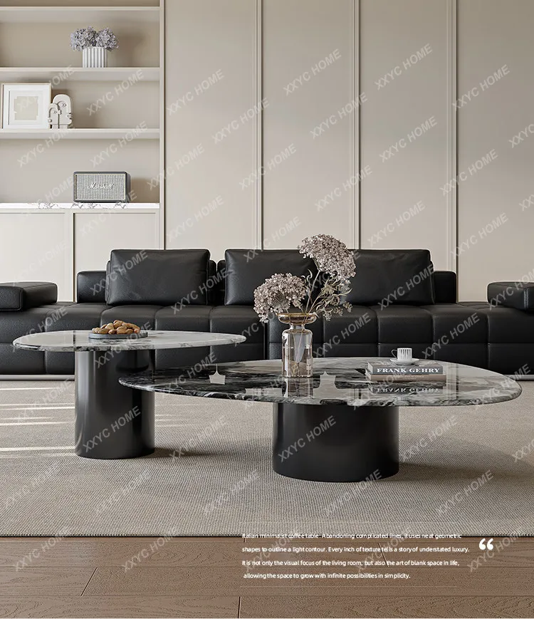 minimalist marble coffee table natural luxury stone light luxury special-shaped designer stainless steel triangular edge
minimalist marble coffee table natural luxury stone light luxury special-shaped designer stainless steel triangular edge