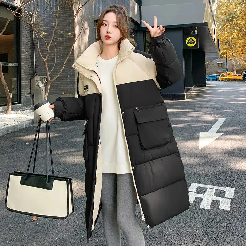 2024 Winter New Contrast Color Versatile Cotton Coat for Women Korean Style Loose Coat Stand Collar Cotton Coat for Women
2024 Winter New Contrast Color Versatile Cotton Coat for Women Korean Style Loose Coat Stand Collar Cotton Coat for Women