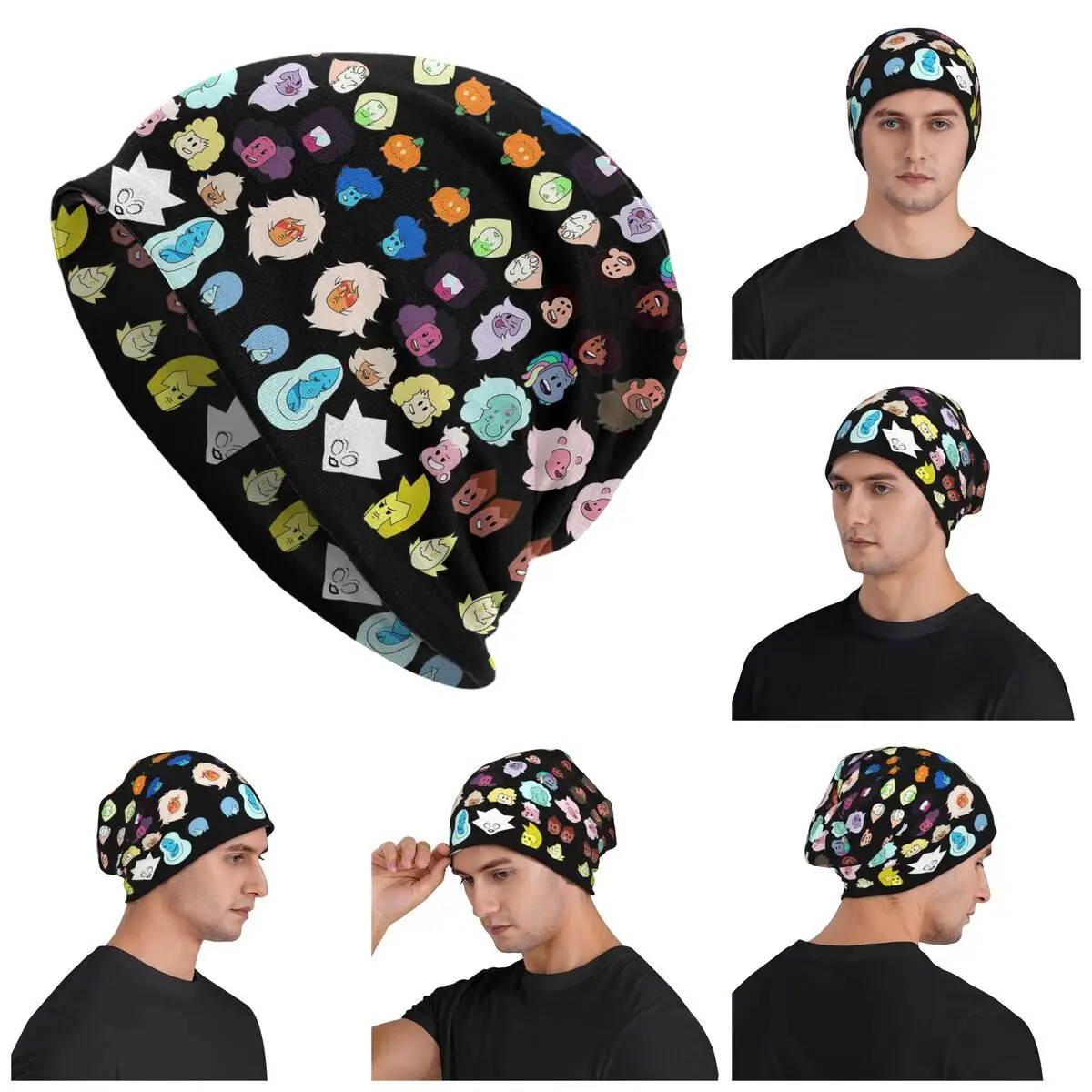 Steven Universe Heads Warm Knitted Cap Hip Hop Bonnet Hat Autumn Winter Outdoor Beanies Hats for Unisex Adult
Steven Universe Heads Warm Knitted Cap Hip Hop Bonnet Hat Autumn Winter Outdoor Beanies Hats for Unisex Adult