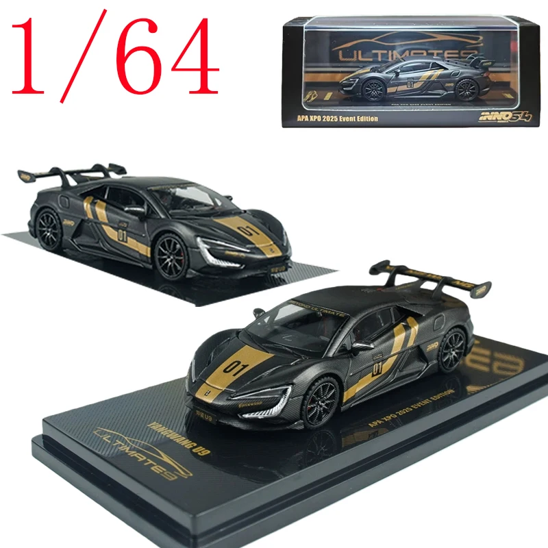 INNO Diecast 1/64 Scale BYD YANGWANG U9 Sports Car Model Alloy BYD YANGWANG U9 All-carbon Black Car Model Collection Ornament
INNO Diecast 1/64 Scale BYD YANGWANG U9 Sports Car Model Alloy BYD YANGWANG U9 All-carbon Black Car Model Collection Ornament