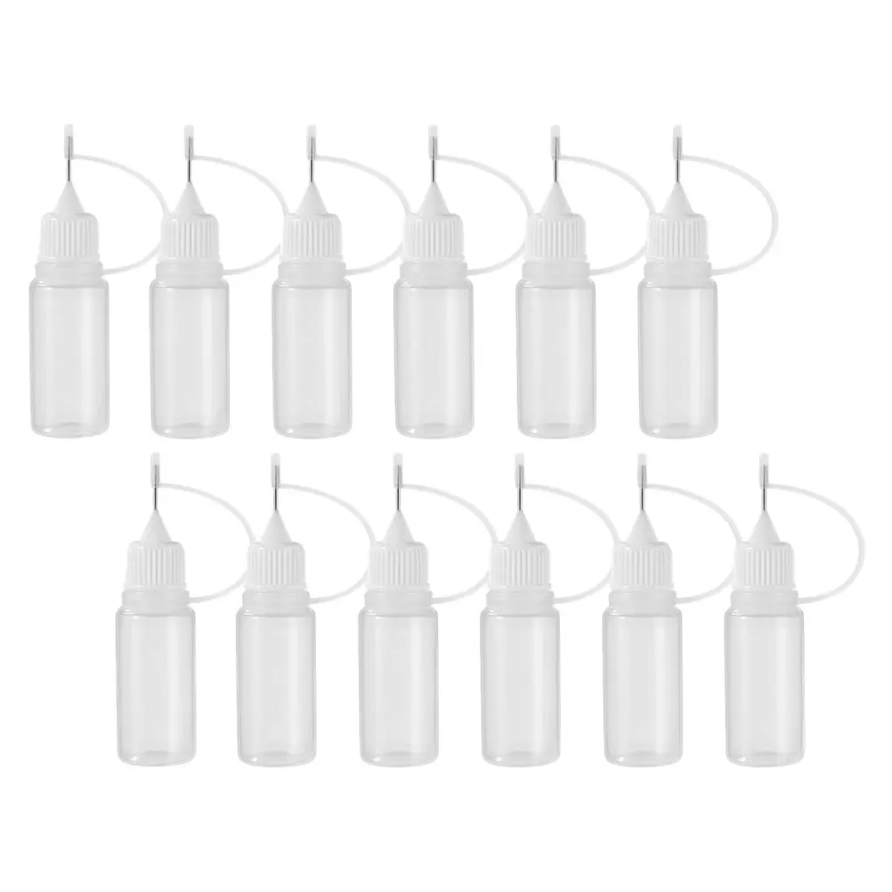 12 Pcs Oil Filling Bottle Needle Tip Glue Applicator Translucent Craft Quilling DIY Projects Dispenser Plastic Body Metal Tip
12 Pcs Oil Filling Bottle Needle Tip Glue Applicator Translucent Craft Quilling DIY Projects Dispenser Plastic Body Metal Tip