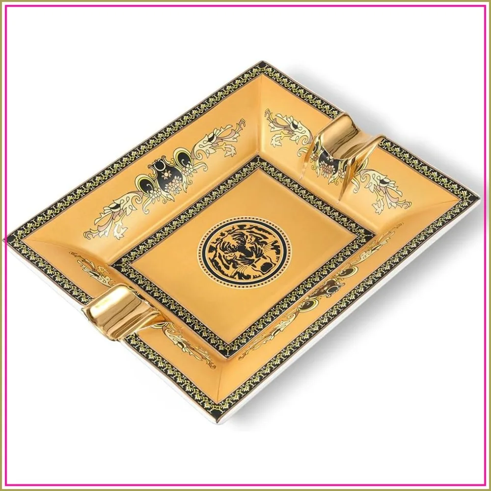 Ceramic Tabletop Ashtray for Indoor or Outdoor Use, Desktop Smoking Ash Tray for Home Office Decoration
Ceramic Tabletop Ashtray for Indoor or Outdoor Use, Desktop Smoking Ash Tray for Home Office Decoration
