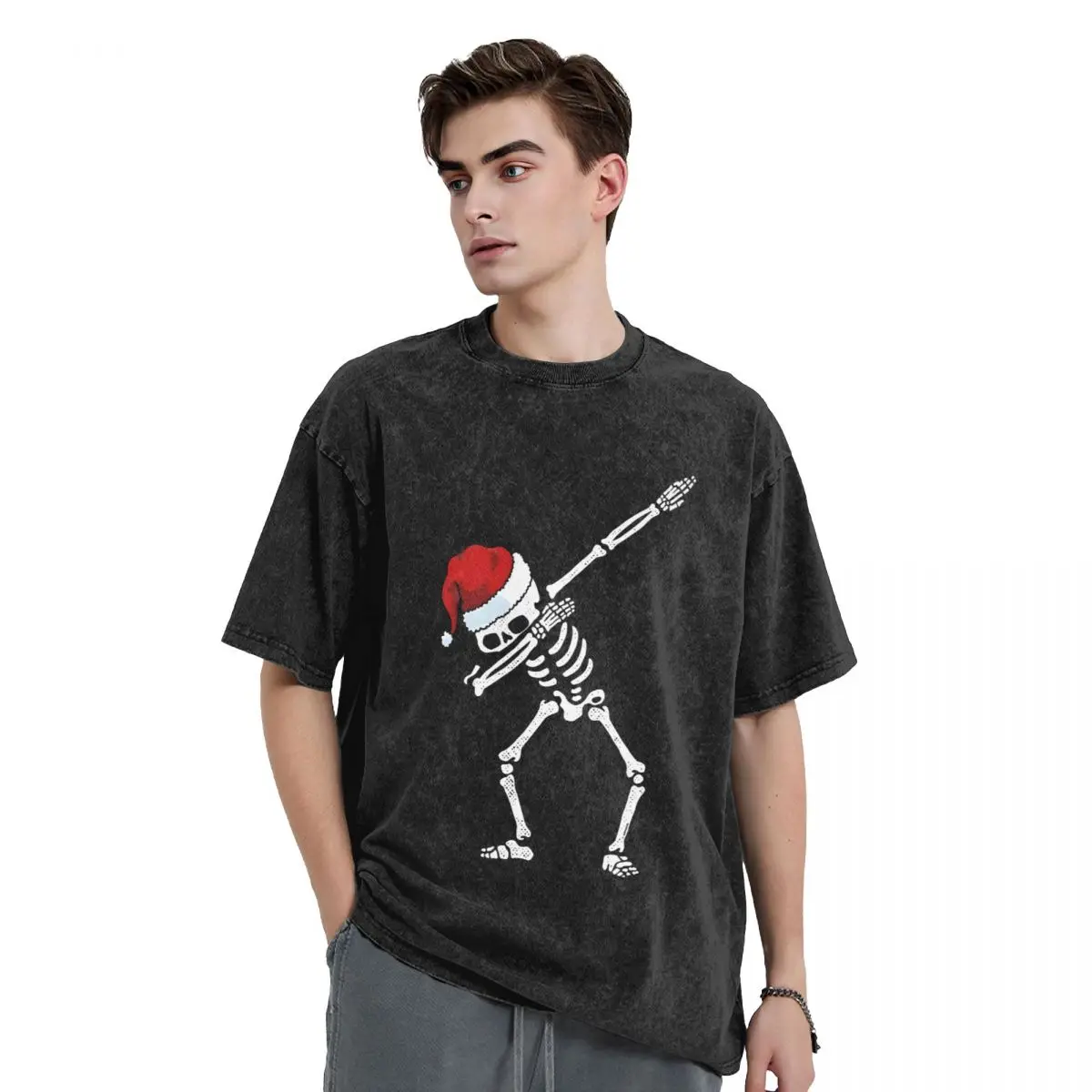 Christmas Skull Vintage T Shirts for Men Graphic Novelty T-shirt Cotton Short Sleeve Crew Neck Top Tees Male Clothing
Christmas Skull Vintage T Shirts for Men Graphic Novelty T-shirt Cotton Short Sleeve Crew Neck Top Tees Male Clothing