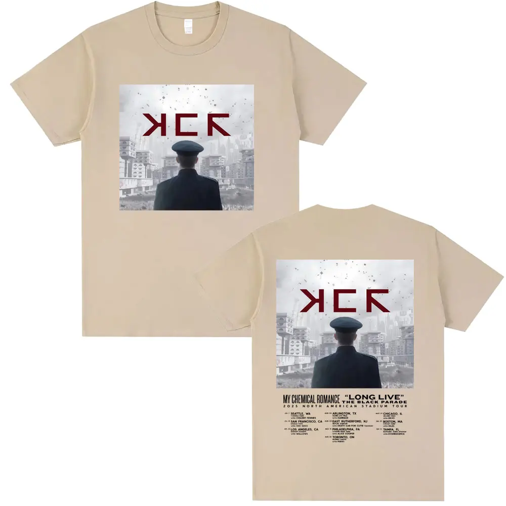 Punk Emo Band My Chemical Romance South America 2026 Tour T Shirts Male Vintage T-shirt Men Women Gothic Rock Oversized Tshirt
Punk Emo Band My Chemical Romance South America 2026 Tour T Shirts Male Vintage T-shirt Men Women Gothic Rock Oversized Tshirt