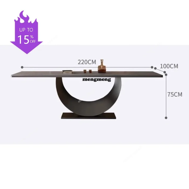 F07 And Chairs Stainless Steel Frame Leather Dining Chair Italian Rectangle Modern Minimalist Rock Slab Restaurant Dining Table
F07 And Chairs Stainless Steel Frame Leather Dining Chair Italian Rectangle Modern Minimalist Rock Slab Restaurant Dining Table