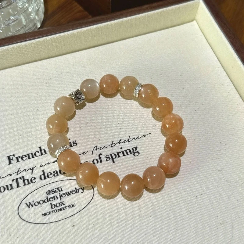 Natural Crystal Crafts Sunstone Bracelet Loose Stone Beads for Jewelry Making DIY Bracelet Reiki Healing Stone Beads Bracelets
Natural Crystal Crafts Sunstone Bracelet Loose Stone Beads for Jewelry Making DIY Bracelet Reiki Healing Stone Beads Bracelets