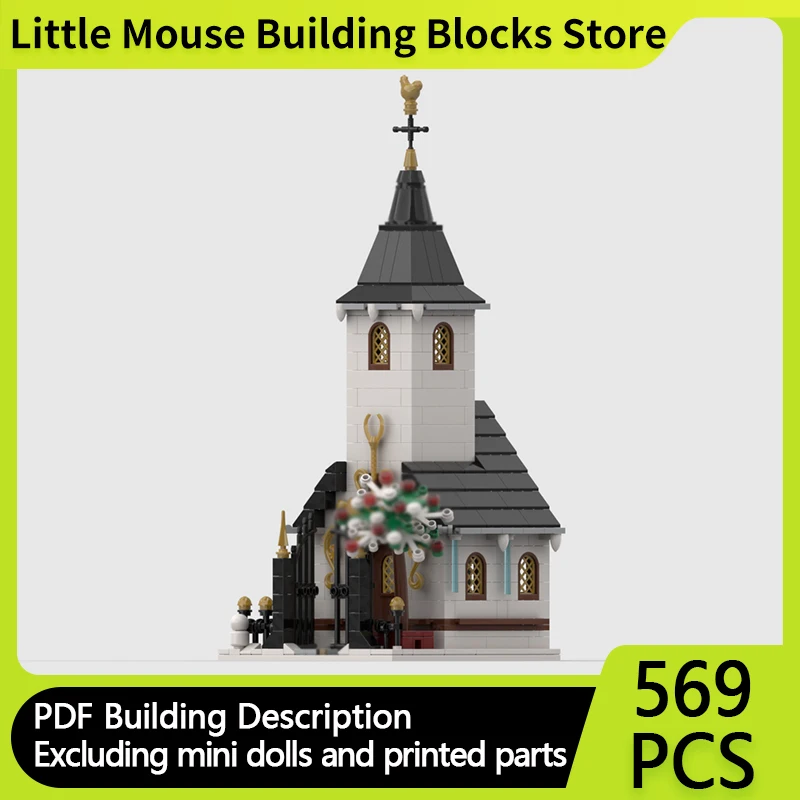 Street View Model MOC Building Bricks Winter Village Small Church Modular Technology Gifts Holiday Assemble Children Toys Suit
Street View Model MOC Building Bricks Winter Village Small Church Modular Technology Gifts Holiday Assemble Children Toys Suit