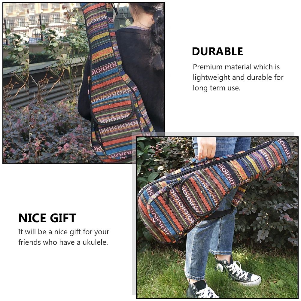 Ukulele Bag Mercerized Cotton Lightweight Durable Adjustable Shoulder Straps Storage Pouch Musical Instrument Case Portable
Ukulele Bag Mercerized Cotton Lightweight Durable Adjustable Shoulder Straps Storage Pouch Musical Instrument Case Portable