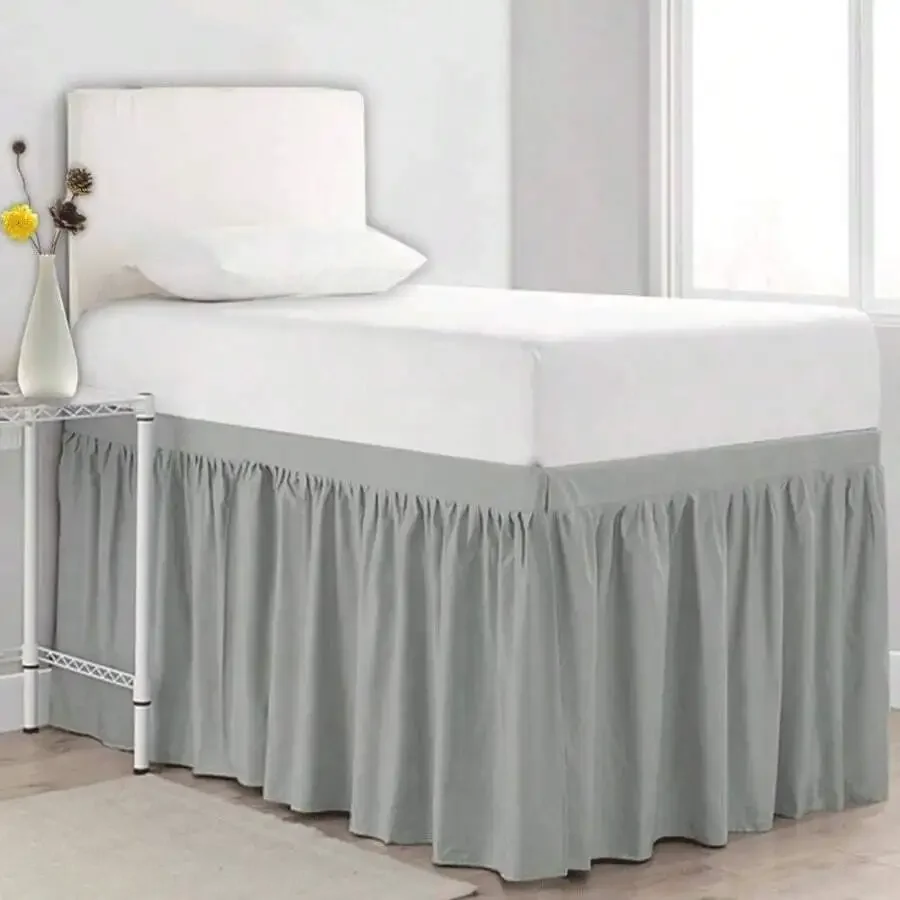 Ruffled Bed Skirt For Twin XL Loft Bed 36 Inch Drop Gray
Ruffled Bed Skirt For Twin XL Loft Bed 36 Inch Drop Gray