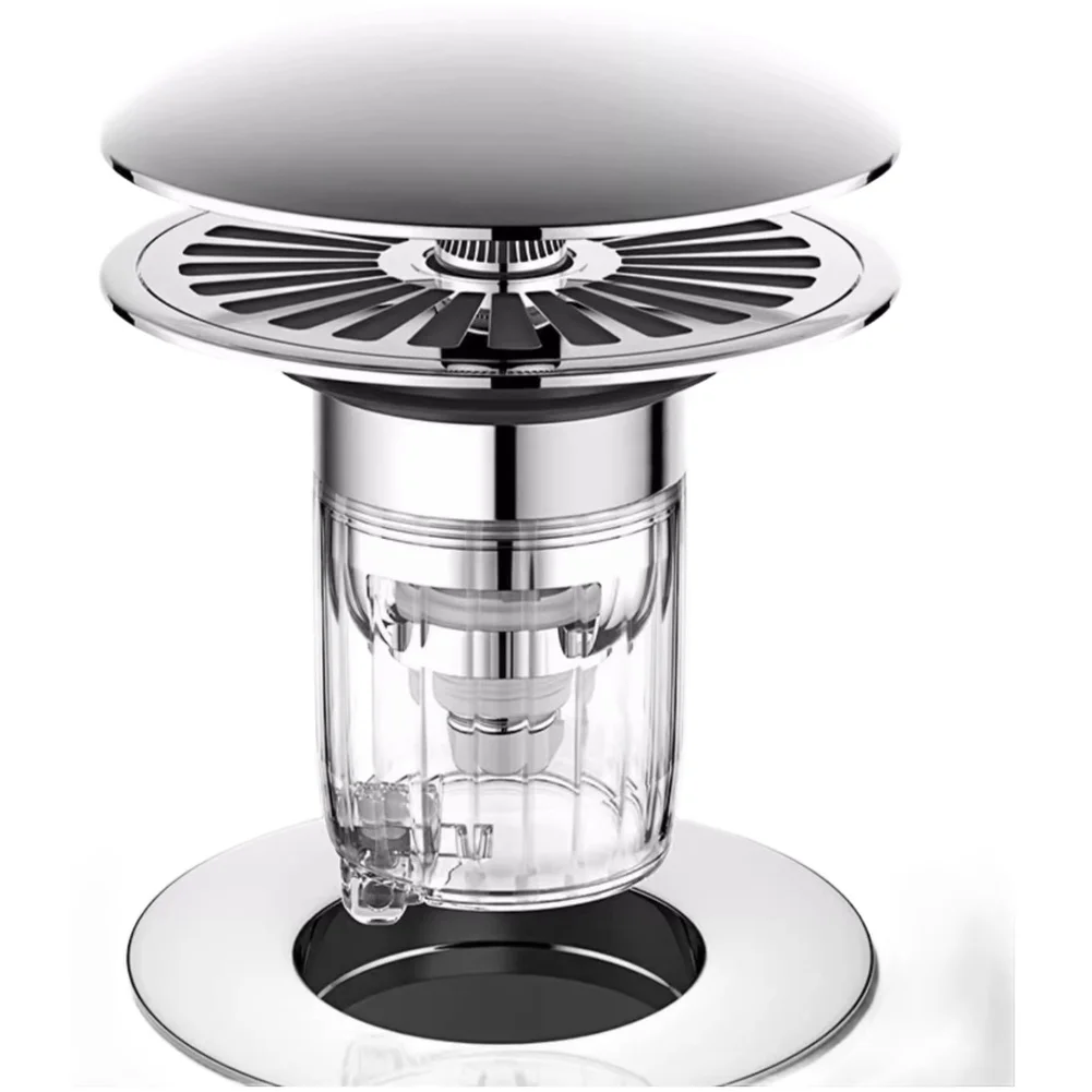 Floor Drain with Push Mechanism and Mesh Filter Suitable for Bathroom Washbasin and Kitchen Sink 33 to 40 Millimeter
Floor Drain with Push Mechanism and Mesh Filter Suitable for Bathroom Washbasin and Kitchen Sink 33 to 40 Millimeter