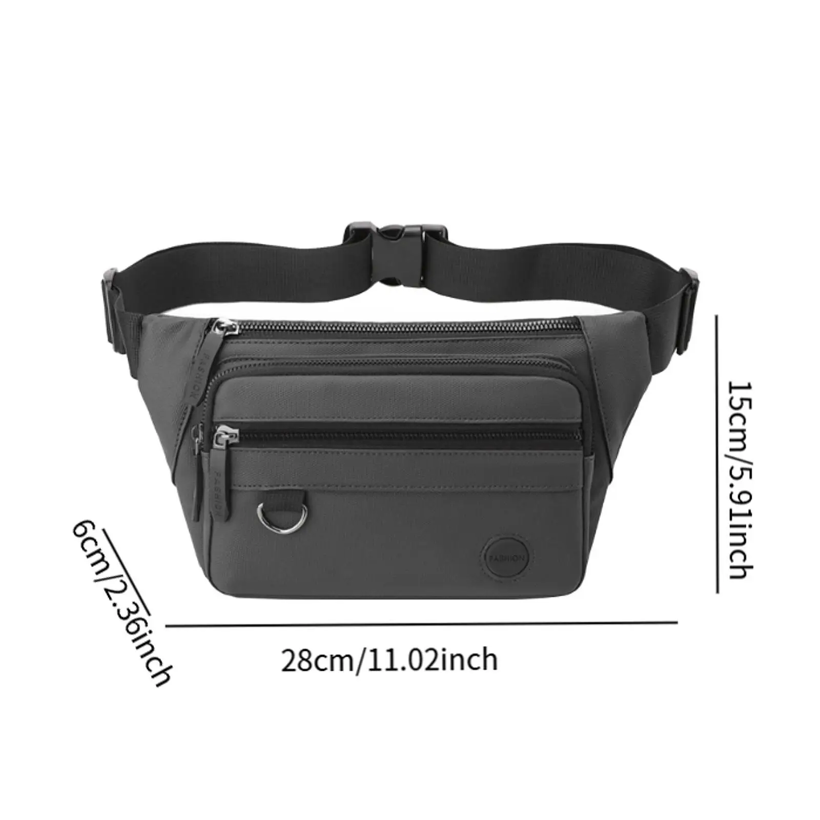 Waist Pack Bag for Men Chest Bag Waterproof Fashionable Oxford Cloth Fanny Pack for Climbing Hiking Cycling Travel Commuting
Waist Pack Bag for Men Chest Bag Waterproof Fashionable Oxford Cloth Fanny Pack for Climbing Hiking Cycling Travel Commuting