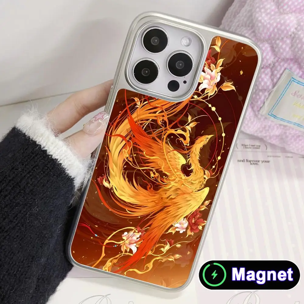 Luxury Phoenix Phone Case for iPhone 17 16 15 14 13 12 11 Air Pro Max Plus Electroplated Silver Magsafe Cover
Luxury Phoenix Phone Case for iPhone 17 16 15 14 13 12 11 Air Pro Max Plus Electroplated Silver Magsafe Cover