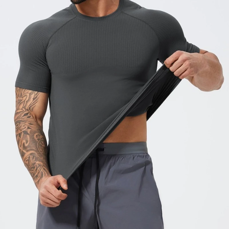 Seamless Short Compression Shirt for Gym Workout Outfits Male Training T-shirts for Man Tight T-shirt Quick Dry Sport Clothes
Seamless Short Compression Shirt for Gym Workout Outfits Male Training T-shirts for Man Tight T-shirt Quick Dry Sport Clothes