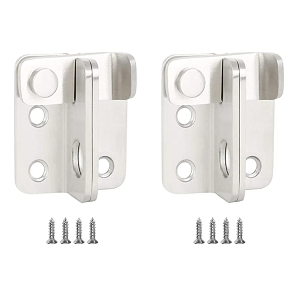 2 Sets Sliding Door Lock Stainless Steel Gate Latch Safety Barn Double Heavy Duty Long Lasting Easy Install Match Home Decor
2 Sets Sliding Door Lock Stainless Steel Gate Latch Safety Barn Double Heavy Duty Long Lasting Easy Install Match Home Decor