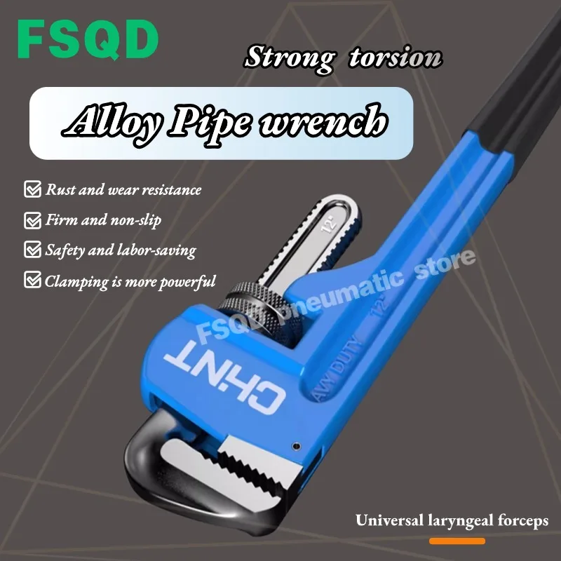 8 inches 10 12 14 18 24 36 48 inch Alloy Pipe wrench Water pipe pliers Universal laryngeal forceps pneumatic tool
8 inches 10 12 14 18 24 36 48 inch Alloy Pipe wrench Water pipe pliers Universal laryngeal forceps pneumatic tool