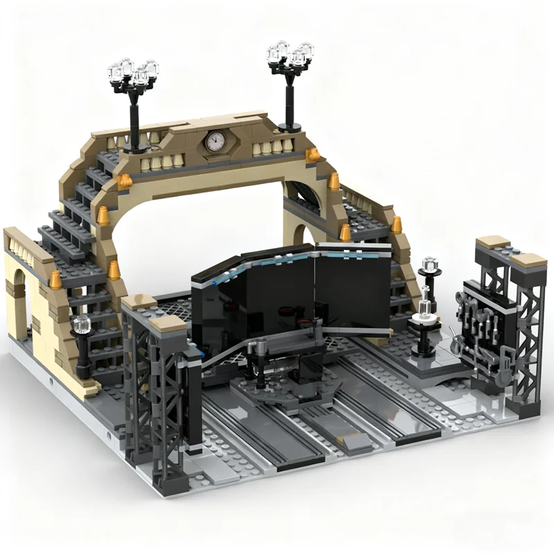 683pcs MOC Batcave Secret Train Terminal Super Heroes Dark Knight Technical Vehicle Engineering Model Building Blocks Toy Gift
683pcs MOC Batcave Secret Train Terminal Super Heroes Dark Knight Technical Vehicle Engineering Model Building Blocks Toy Gift