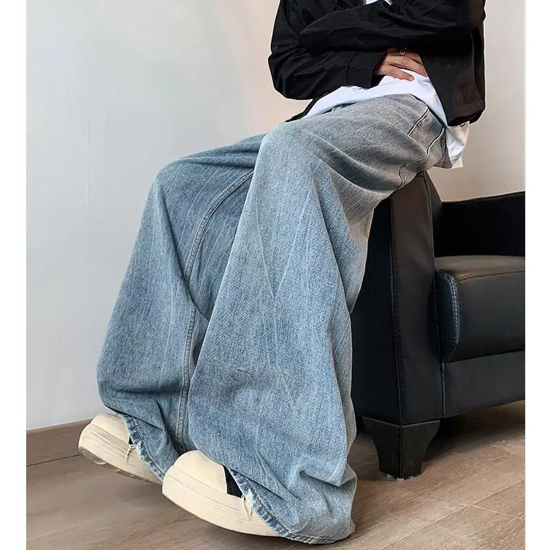 Low Waist Straight Leg Men's Jeans Spring Autumn Casual Washed out Trousers for Students Trendy Brand Japanese Hong Kong Style
Low Waist Straight Leg Men's Jeans Spring Autumn Casual Washed out Trousers for Students Trendy Brand Japanese Hong Kong Style