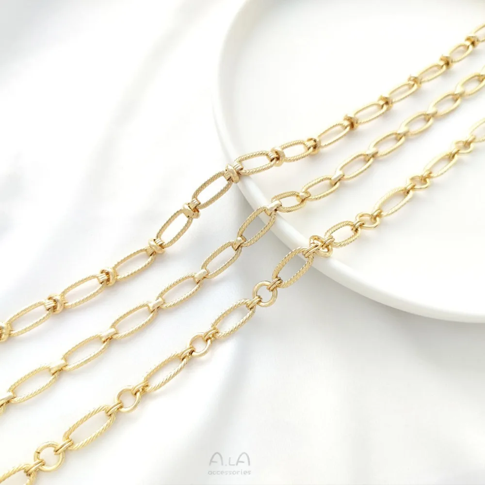 14 К Золотой Цвет Овальная Цепочка Ручной Работы Длинная О Цепочка DIY Браслет Ожерелье Ювелирные Изделия Свободная Цепочка Ручной Работы
14 К Золотой Цвет Овальная Цепочка Ручной Работы Длинная О Цепочка DIY Браслет Ожерелье Ювелирные Изделия Свободная Цепочка Ручной Работы