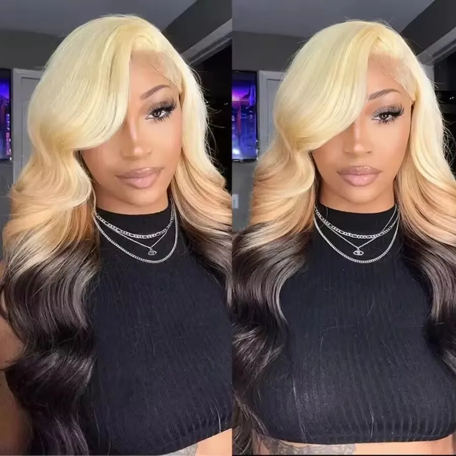 QW Synthetic Preplucked Hair Ombre Blonde Body Wave Soft 13X4 Lace Front Wig For Women Hair Heat Resistant Fiber Cosplay Daily
QW Synthetic Preplucked Hair Ombre Blonde Body Wave Soft 13X4 Lace Front Wig For Women Hair Heat Resistant Fiber Cosplay Daily
