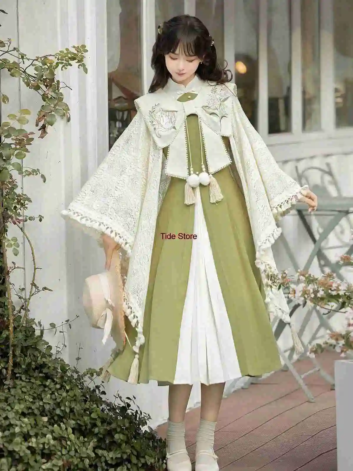 Xichunyu Hanfu женское улучшенное повседневное платье Han Element в китайском стиле, новое платье-плащ в китайском стиле, осень-зима, Лолита
Xichunyu Hanfu женское улучшенное повседневное платье Han Element в китайском стиле, новое платье-плащ в китайском стиле, осень-зима, Лолита