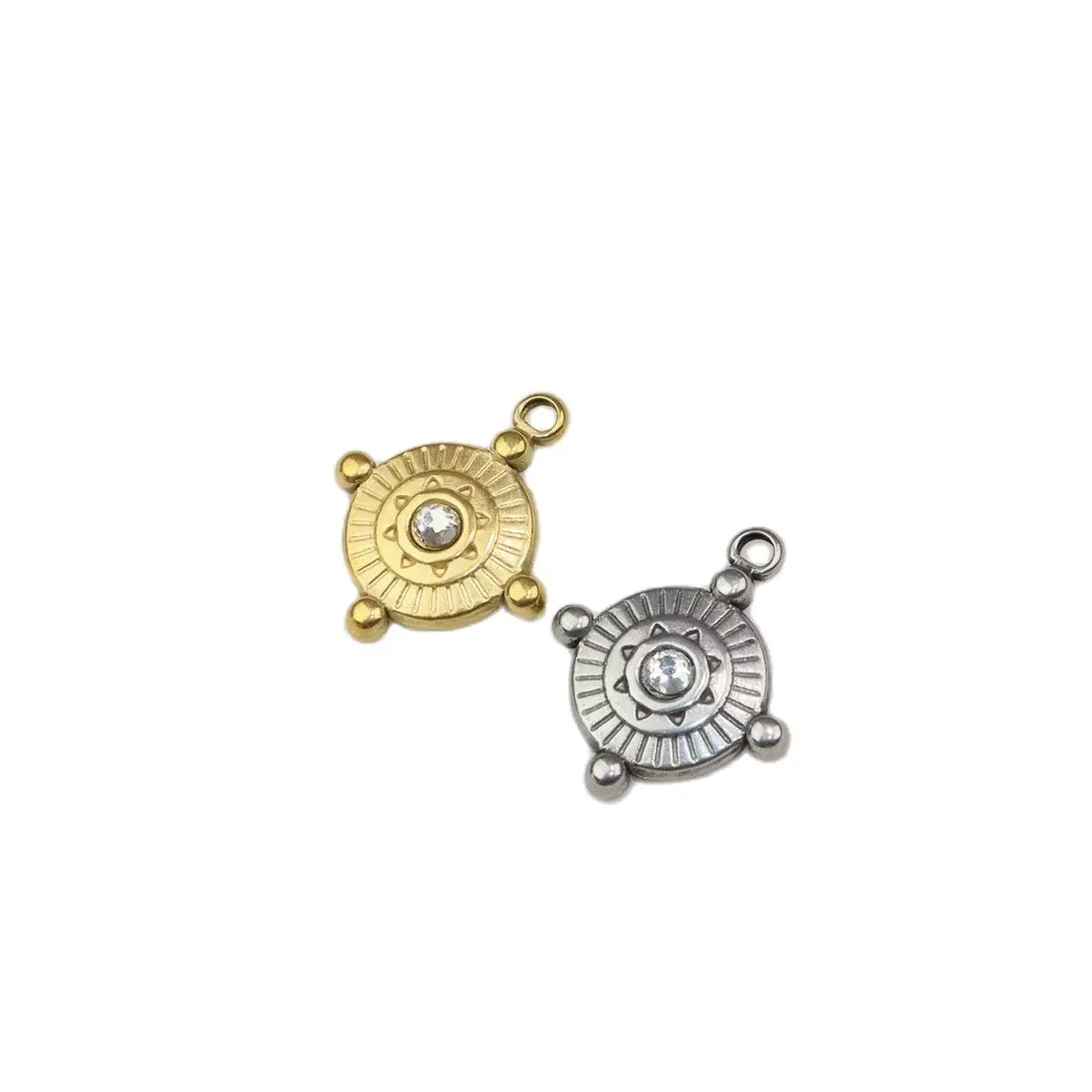 5pcs Wholesale High Quality Stainless Steel Vacuum Plated Flower Charms Pendant DIY Necklace Earrings Bracelets Unfading
5pcs Wholesale High Quality Stainless Steel Vacuum Plated Flower Charms Pendant DIY Necklace Earrings Bracelets Unfading