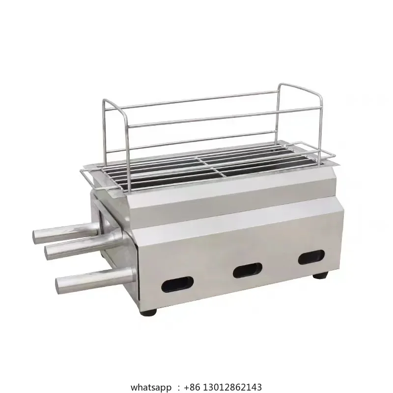 Smokeless oven Outdoor household Chinese charcoal thickened stainless steel barbecue grill
Smokeless oven Outdoor household Chinese charcoal thickened stainless steel barbecue grill