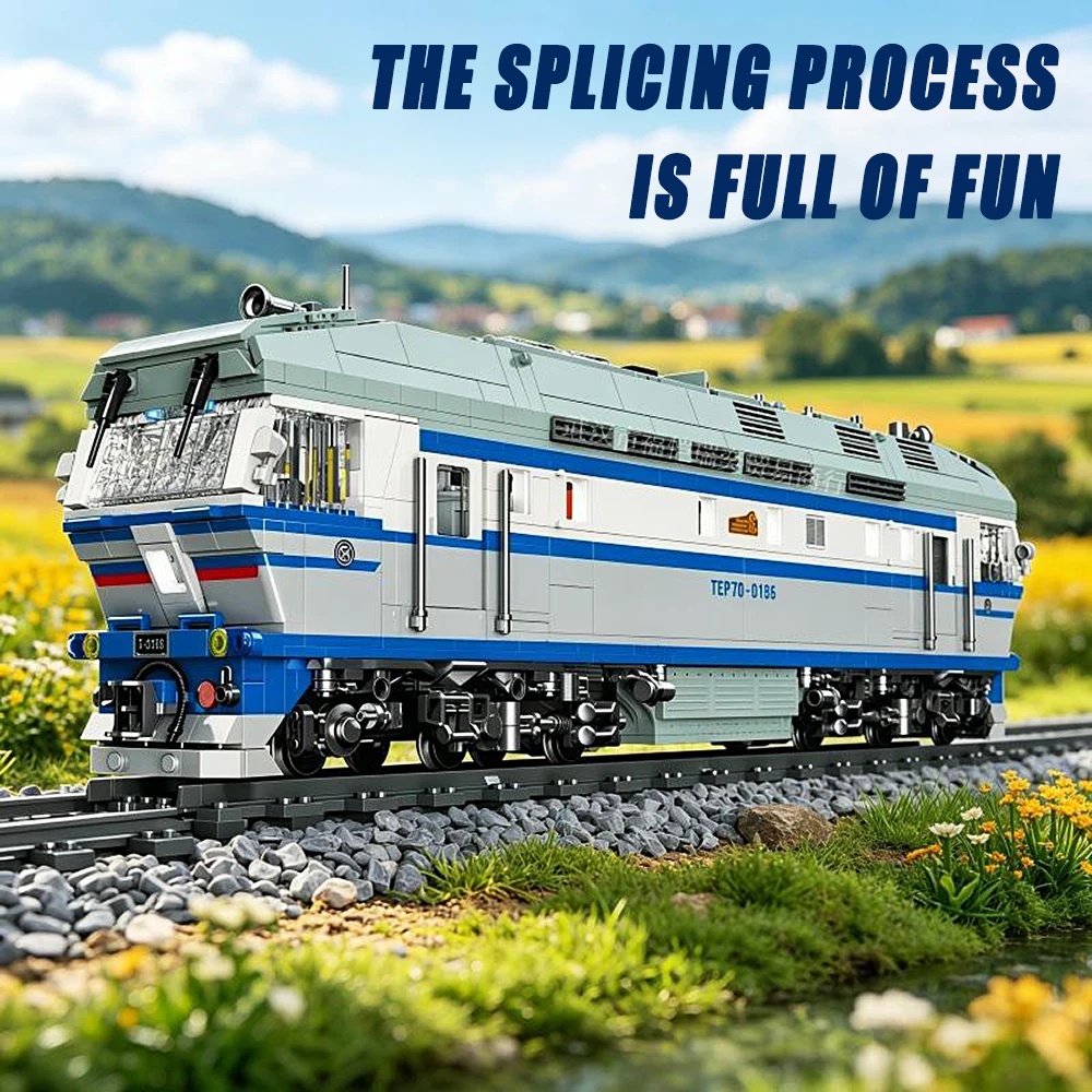 Diesel Locomotive TEP70 Train Building Blocks Classic Engine Model Assembly Kit Stable Structure Construction Bricks Toys Gifts
Diesel Locomotive TEP70 Train Building Blocks Classic Engine Model Assembly Kit Stable Structure Construction Bricks Toys Gifts