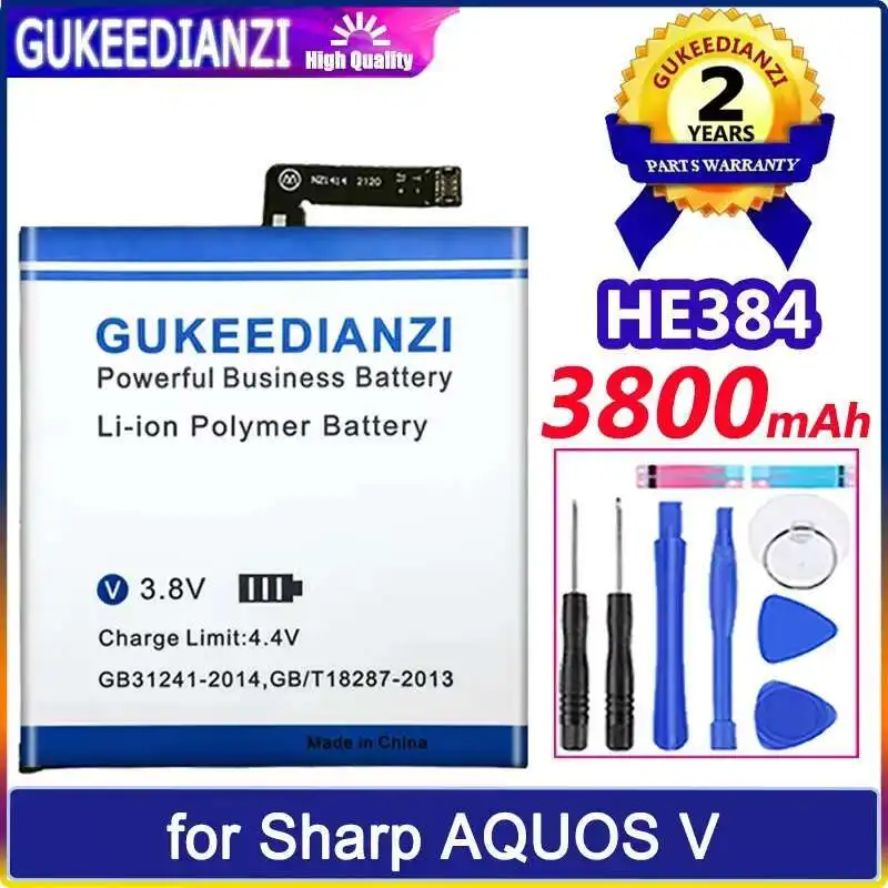 Для Sharp Aquos V HE384 3800 мАч быстрая зарядка аккумулятора мобильного телефона высокая эффективность
Для Sharp Aquos V HE384 3800 мАч быстрая зарядка аккумулятора мобильного телефона высокая эффективность