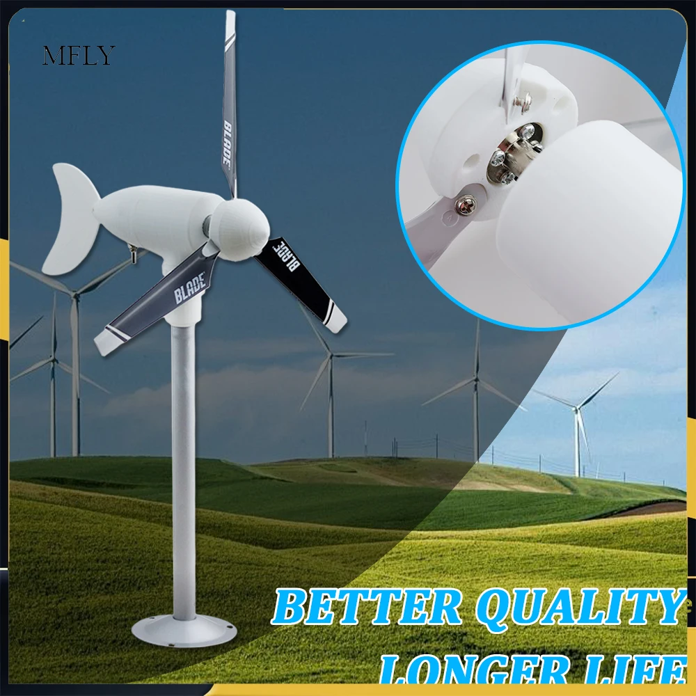 Микро горизонтальная трехстворчатая модель ветряной турбины, выход постоянного тока, трехфазный постоянный магнит, нежный ветерок, сделай сам
Микро горизонтальная трехстворчатая модель ветряной турбины, выход постоянного тока, трехфазный постоянный магнит, нежный ветерок, сделай сам