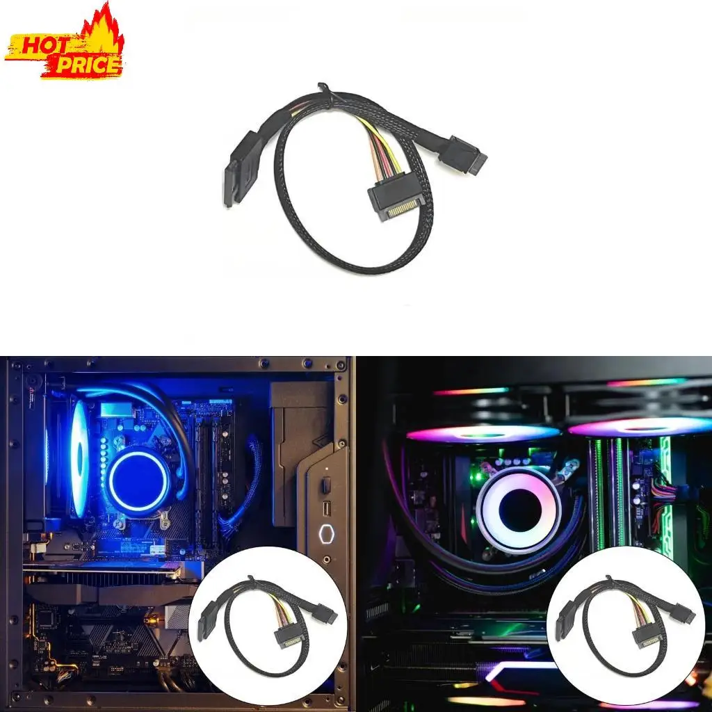 50см SFF8611 Мужской до SFF8639 Женский кабель U3 Adapter для поддержки протокола PCIE NVME
50см SFF8611 Мужской до SFF8639 Женский кабель U3 Adapter для поддержки протокола PCIE NVME