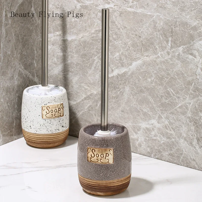 Nordic Light Luxury Ceramic Toilet Brush Household No Dead Corner Toilet Accessories Durable Type Bathroom accessories
Nordic Light Luxury Ceramic Toilet Brush Household No Dead Corner Toilet Accessories Durable Type Bathroom accessories