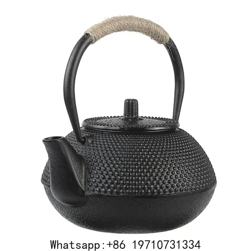 300/600ML Handmade Antique Cast Iron Teapot Japanese Style Tea Kettle For Boiling Water Kettle Home Decoration Ornament
300/600ML Handmade Antique Cast Iron Teapot Japanese Style Tea Kettle For Boiling Water Kettle Home Decoration Ornament