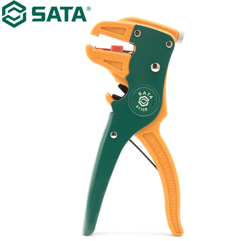 SATA 91108 Universal Wire Stripper 6.5 Inch High Hardness Sharp Blade Cut Flat Wear Resistant Durable High Quality Materials
SATA 91108 Universal Wire Stripper 6.5 Inch High Hardness Sharp Blade Cut Flat Wear Resistant Durable High Quality Materials