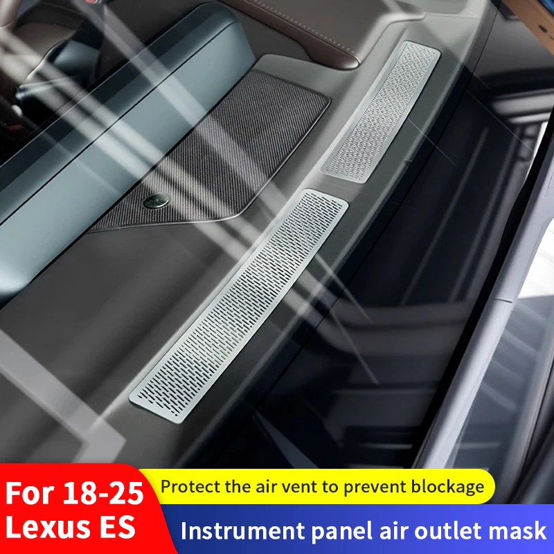 QHCP Car Front Dashboard Air Vent Cover Stainless Steel Instrument Door Engine Air Outlet Frame Trim Fits For Lexus ES 2018-2025
QHCP Car Front Dashboard Air Vent Cover Stainless Steel Instrument Door Engine Air Outlet Frame Trim Fits For Lexus ES 2018-2025